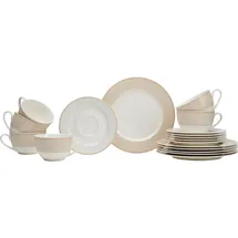 Ritzenhoff & Breker Geo Kaffeeservice 18-tlg. beige