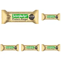 Seitenbacher Protein Riegel Cappuccino I 16g/60g : 27% Protein I glutenfrei I glycerinfrei I (1x60g) (Packung mit 5)