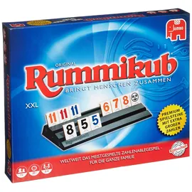 JUMBO Spiele Original Rummikub XXL - Der Klassiker unter den Gesellschaftsspielen im Großformat - für Erwachsene und Kinder ab 7 Jahren, JUM03819