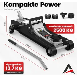 autoria Wagenheber 2,5T Stahl silber