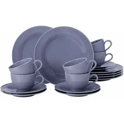 Seltmann Weiden Beat Color Glaze Kaffeeservice 18-teilig Fliederblau
