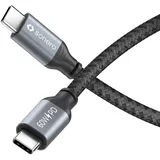 Sonero USB-C auf USB-C 0,5 m Grau/Schwarz