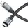 Sonero USB-C auf USB-C 0,5 m Grau/Schwarz