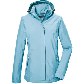 KILLTEC Damen Funktionsjacke/Regenjacke mit abzippbarer Kapuze KOS 26 WMN JCKT, eisblau, 36,