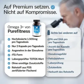 Purefitness Omega 3+ Kapseln 120 St.