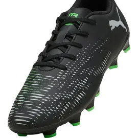 Puma Future 8 Play FG/AG JR Fussballschuh, Black Silver-Fluo Green, 29