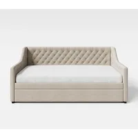 phoenix group Tagesbett Princess, Schlafsofa mit Auszug, gepolstert, Samt