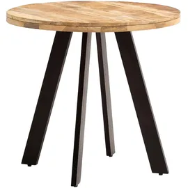 Wohnling Esstisch 80 x 75 x 80 cm braun