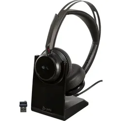 HP Poly Voyager Focus 2 MS Stereo w. Stand USB-C/A