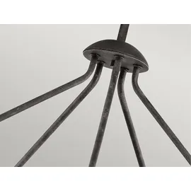 Elstead Lighting Ashland Bay 5-flg. Ø 66,3 cm grau Aluminium, Glas, Metall