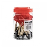 Karella Karella® Softdarts PVC 17 g, 24er-Box - Schwarz