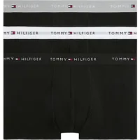 Tommy Hilfiger Trunk Boxershorts Grau/Schwarz/Weiß M 3er Pack