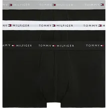 Tommy Hilfiger Trunk Boxershorts Grau/Schwarz/Weiß M 3er Pack