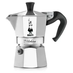 Bialetti La Mokina - Espressokocher - silber - Alluminium - für 1 Tasse