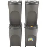 Prosperplast Sortibox Abfalleimer, Grau