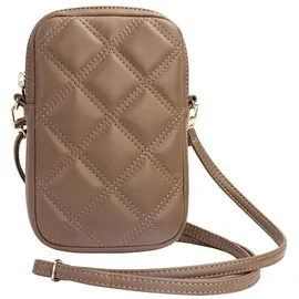CG Mobile Zip Quilted 4G Universal Handyhülle braun