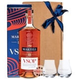 Martell VSOP Cognac Geschenkset mit 2 Gläsern