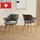 Albatros Esszimmerstuhl, Grau Kunststoff, 64x76x57 cm, Esszimmer Stühle, Esszimmerstühle 4er Set AALBORG, - Beine aus Buche Massiv-Holz, Skandinavisches Retro-Design, bequemer Schalenstuhl - Eleganter Küchenstuhl, Stuhl für Esstisch