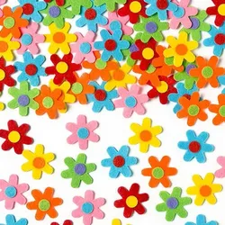 Selbstklebende Filz-Blumen (pro Set 60) Bastelbedarf Verzierung & Dekorationen