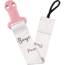 Canpol babies Bonjour Paris Schnullerband Pink 1 St.