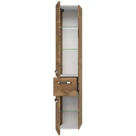 Pelipal Serie 4010 Hochschrank 30 x 168 cm Eiche Ribbeck Holz, MDF, Spanplatte