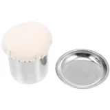 DOITOOL 1 Set Pinsel Fett Pancake Bürste Mopp Grill Ölpinsel für Pfannkuchen Öl Brotaufstrich für Küchenöl Pinsel Kuchen Crêpes-Pinsel Metall Sauce Tuch