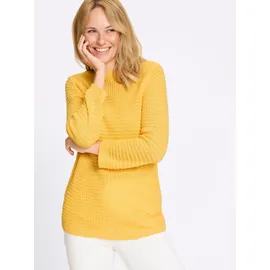 Classic Basics U-Boot-Pullover Gelb 52
