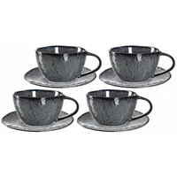 LEONARDO Cappuccinotasse 0,18 l Grau 4 St.