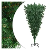 vidaXL Künstlicher Weihnachtsbaum Umgekehrt Grün 210 cm