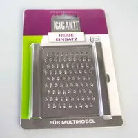 Novabest Reibe Einsatz für 4-fach Gigant Gemüsehobel, Silber