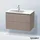 Duravit Waschtischunterschrank 2 Schubkästen 82 x 55 x 48,1 cm Grau