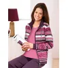 Hausanzug HAJO Gr. 40/42, lila (brombeer) Damen Homewear-Sets Hausanzüge