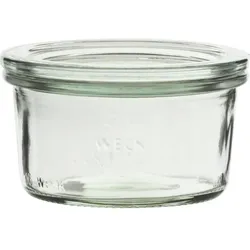 WECK Einkochglas mit Deckel, 6-tlg., klar, Sturzform, Inhalt: 0,165 Liter