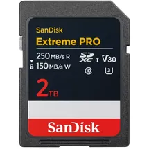 SanDisk Extreme Pro SDXC UHS-I R250/W150 2 TB