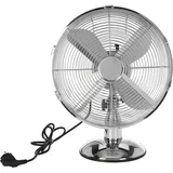 casativo Edler Tischventilator 30 cm Tischventilator Silber