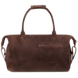 Buckle & Seam Linwood Reisetasche Leder 50 cm brown-blu