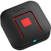 BEGHELLI - Lebensretter Pocket Tragbares Teleskop-Gerät, GSM Tasche für schnelle Anrufe, Senioren, Nano-SIM-Karte, GPS, Freisprecheinrichtung, Fallsensor, Sport und Alltag, Schwarz