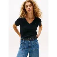 Tommy Hilfiger Slim Cody Kurzarm-T-Shirt Mit V-ausschnitt Nos Desert