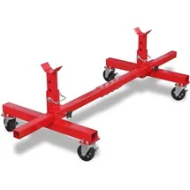 vidaXL Mobiler Stützbock Rot