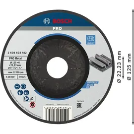 Bosch Schruppscheibe gekröpft 125 mm 1 St.