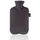 Fashy Wärmflasche 6530, 2 Liter, anthrazit, aus PVC, mit abnehmbarem Fleecebezug