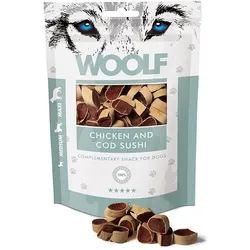 WOOLF Chicken And Cod Sushi 100g Sushi mit Huhn und Kabeljau