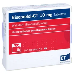 Bisoprolol-ct 10 mg Tabletten 100 St