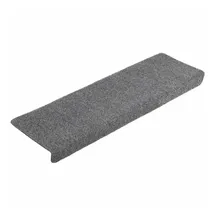 vidaXL - Stufenmatten Selbstklebend 20 Stk. Hellgrau 65x21x4 cm