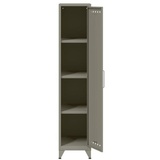 BISLEY Stahlschrank Fern Locker FERLOC3S645 lichtgrau 38,0 x 51,0 x 180,0 cm, aufgebaut