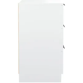 vidaXL Nachttisch Weiß 40x36x65 cm