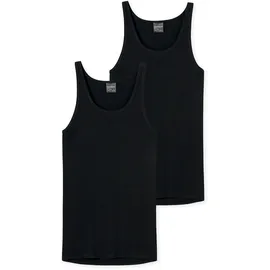 SCHIESSER Herren Unterhemd 2er Pack - Original Feinripp,