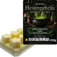 WonderWax Duftwachs Wax Melts für Duftlampe, 6 Sterne Duftmelt Wachsmelt Sojawachs Duftwachs Würfel für Raumdüfte, Wachs Duftöl Winter Indoor Schmelzen für Aromalampe Hexengebräu