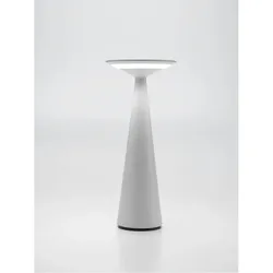 Zafferano Dama Bianca LED-Tischleuchte mit USB-Eingang und Powerbank-Funktion