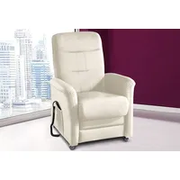 sit&more TV-Sessel Charlie Altara Nubuck 76 x 103 x 91 cm Weiß mit Motor und Aufstehhilfe